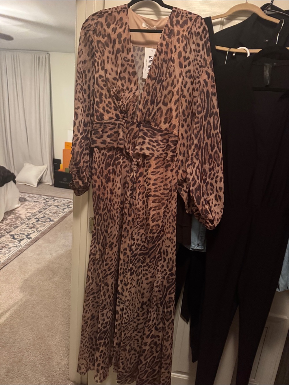 12th Tribe Leopard-Print maxi dress